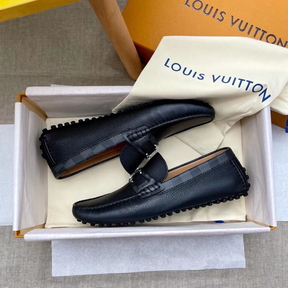 LOUIS VUITTON MOCASSIN NOIR - ShoesPassion - Service Client
